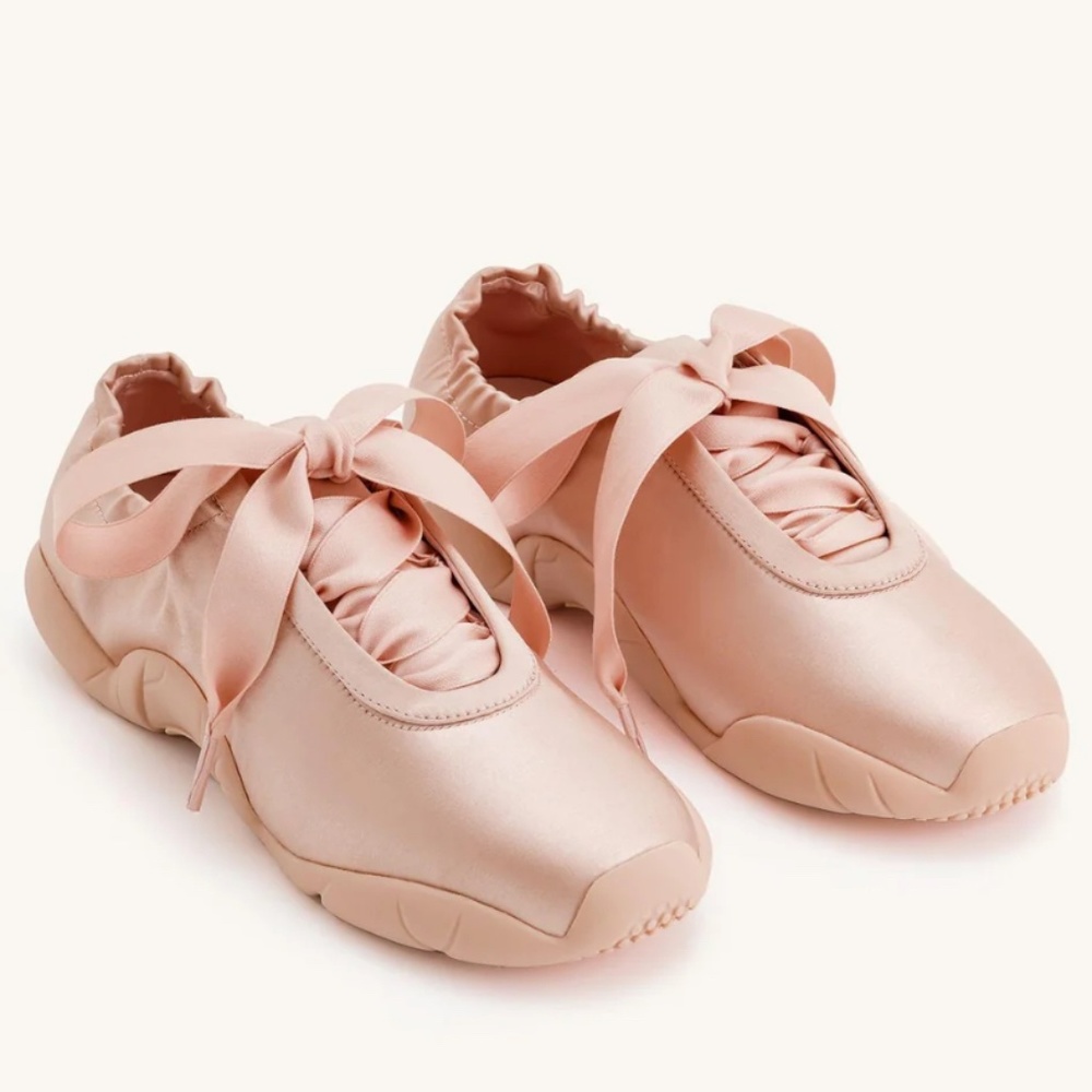 JW PEI FLAVIA BALLERINA SNEAKERS - PINK US 6